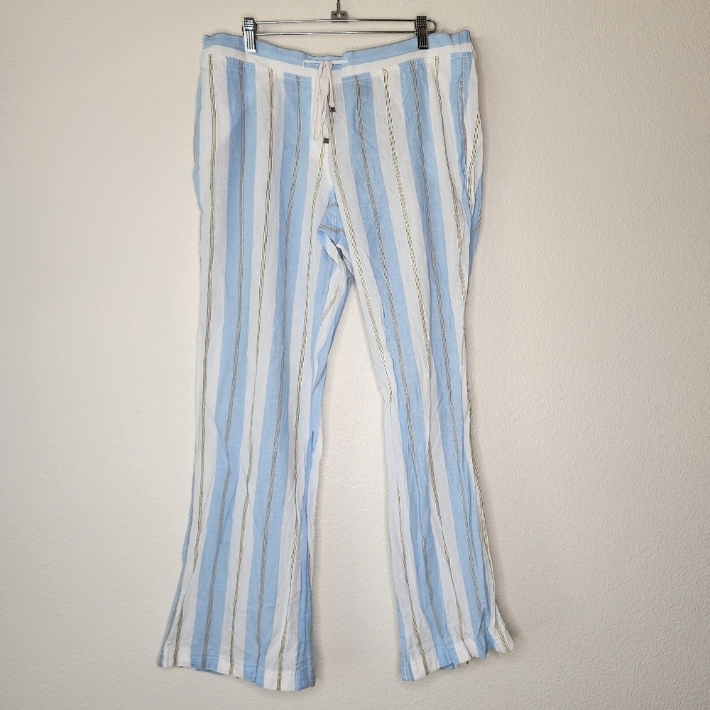 Tommy Bahama Striped Linen Pants 12